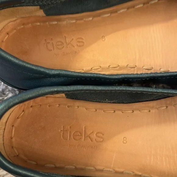 Tieks Tahitian Pearl Leather Ballet Ballerina Flats Shoes Limited Edition - Picture 11 of 17
